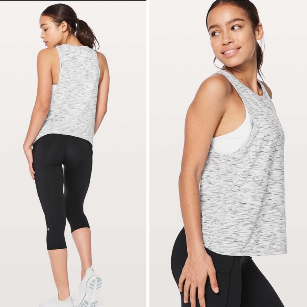 lululemon athletica Gray Tank Top